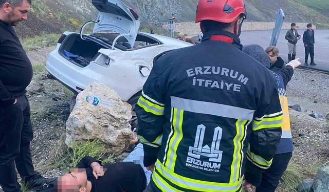 Erzurum'da trafik kazası: 4 yaralı