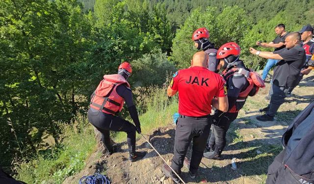 Filyos Çayı'nda akıntıya kapılan Erten'in cansız bedenine ulaşıldı