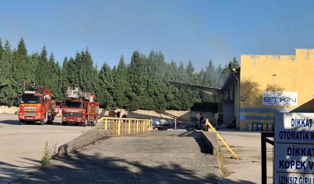Gediz OSB'de alüminyum işleme tesisinde patlama 1'i ağır 3 yaralı