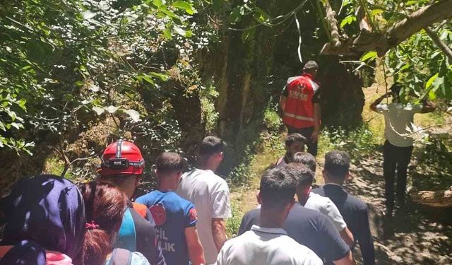 Hakkâri'de kayalıklardan düşen vatandaşı AFAD ve UMKE kurtardı