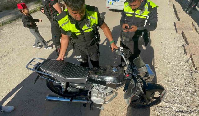 Karaman'da 'dur' ihtarına uymayan motosikletliye 611 bin lira ceza kesildi