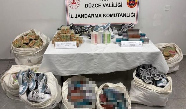 Kargo gönderiminden kaçak ürün çıktı
