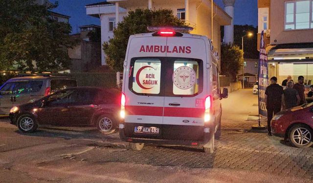 Kastamonu'da motosiklet ile otomobil çarpıştı: 1 yaralı
