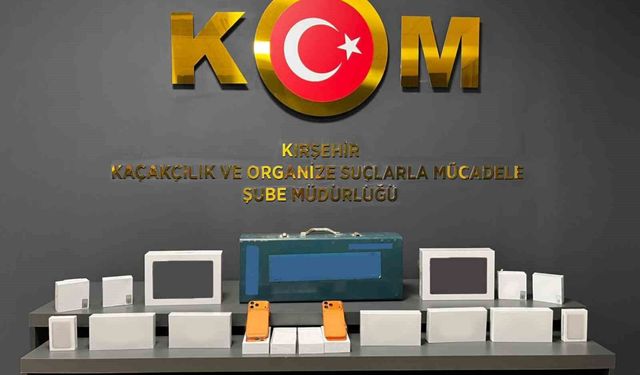 Kırşehir'de çok sayıda kaçak ürün yakalandı