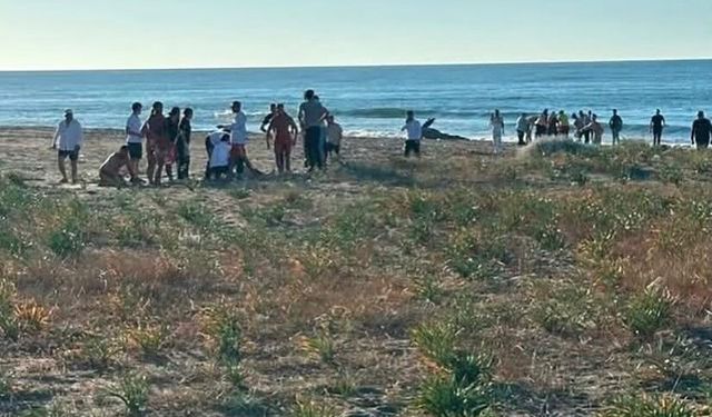 Kocaali sahilinde baba ve kızı boğulma tehlikesi geçirdi