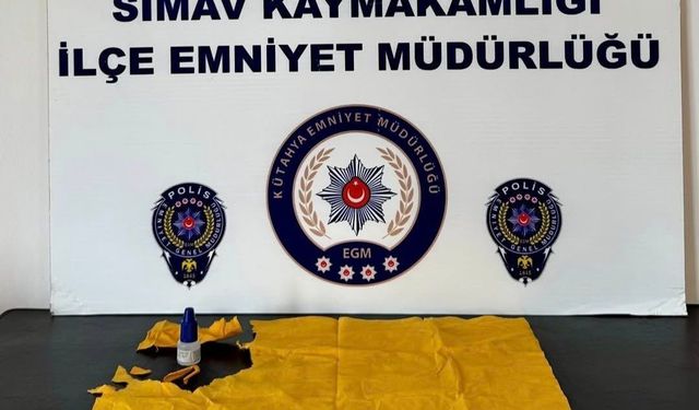 Kütahya'da uyuşturucu operasyonu: 2 şüpheli gözaltına alındı