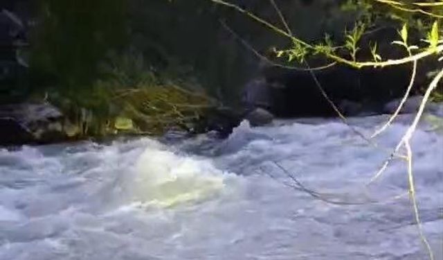 Nehirde kaybolan şahıs için arama çalışması başlatıldı