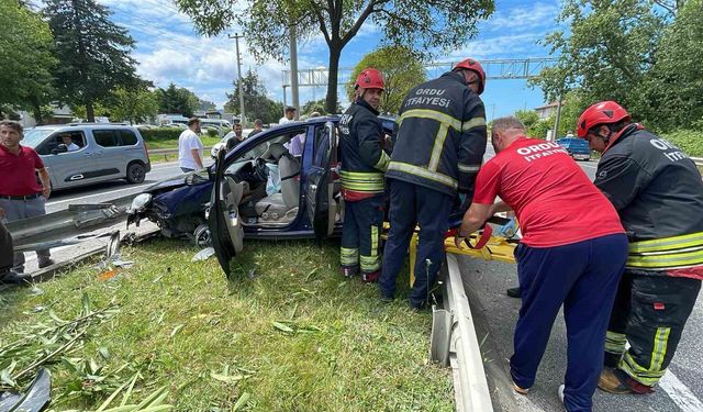 Ordu'da trafik kazaları: 5 yaralı