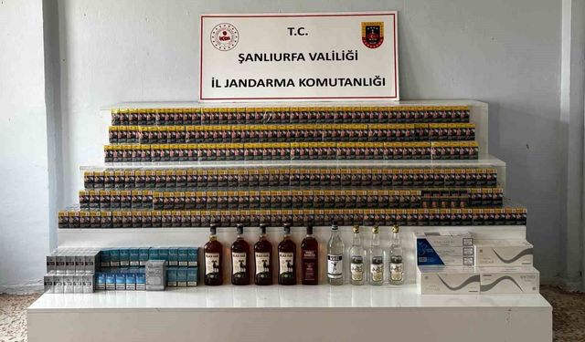 Şanlıurfa'da 2 bin 558 paket gümrük kaçağı sigara ele geçirildi