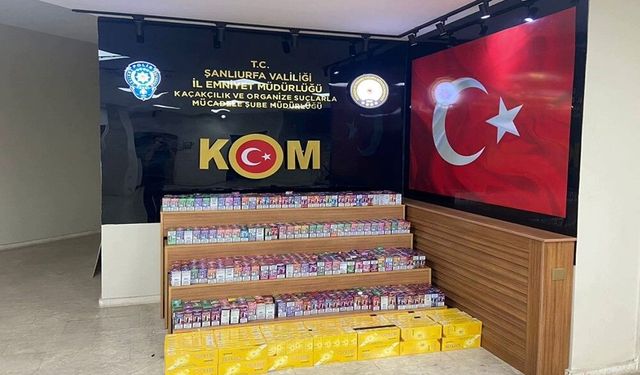 Şanlıurfa'da sigara kaçakçılığı operasyonu: 1 tutuklama