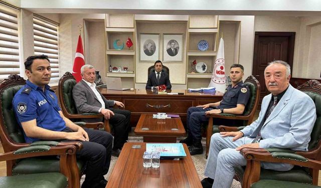 Şaphane'de okul öğrenci güvenliği iş birliği toplantısı gerçekleştirildi