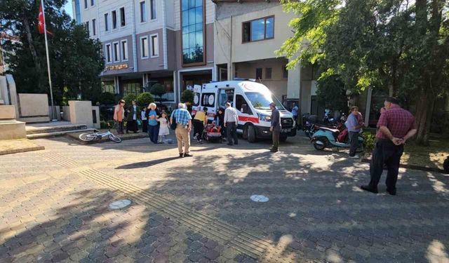 Sıcak havada fenalaşan şahıs, hastaneye kaldırıldı