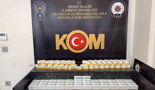 Şırnak'ta kaçak ilaç ve serum operasyonu: 2,5 milyon liralık tıbbi ürün ele geçirildi
