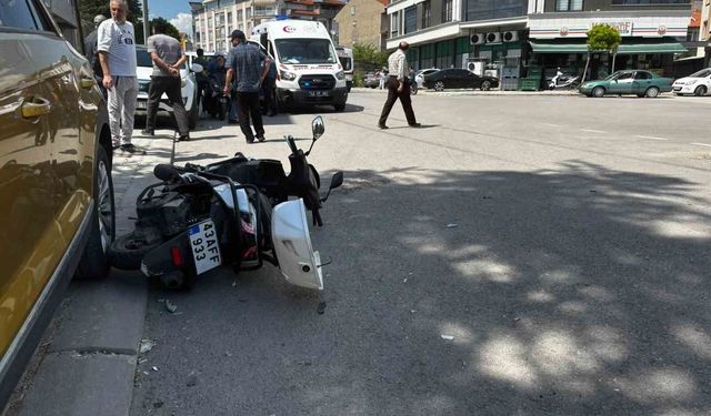 Tavşanlı'da trafik kazası, 2 yaralı