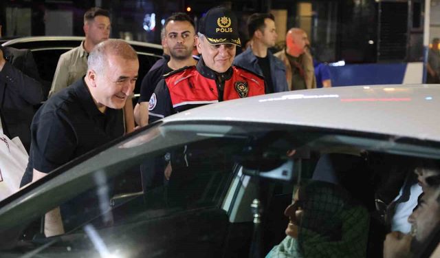 Vali Hatipoğlu asayiş uygulamasına katıldı: '7 gün 24 saat esasıyla sahadayız'