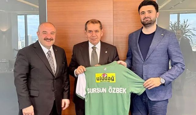 Enes Çelik’ten Galatasaray Başkanı Dursun Özbek’e ziyaret