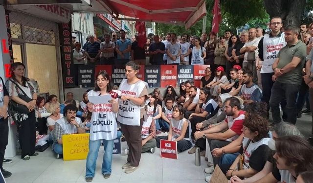 Özel Sektör Öğretmenleri açlık grevini sonlandırdı