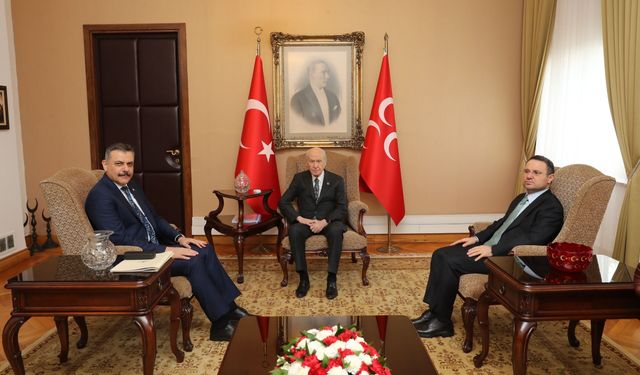 Bakan Gürlek ve Bakan Çiftçi’den Bahçeli’ye ziyaret