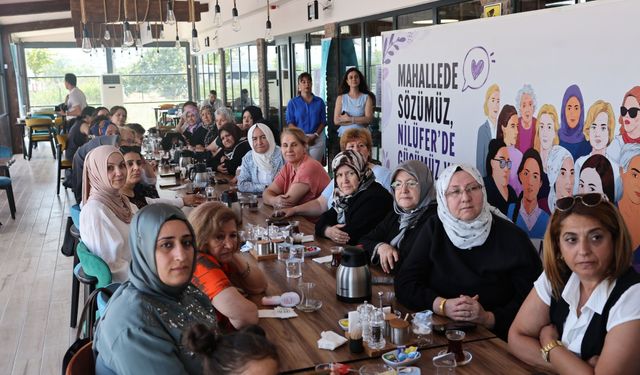 Bursa’da kadınlar “Mahallede Sözümüz Var” dedi