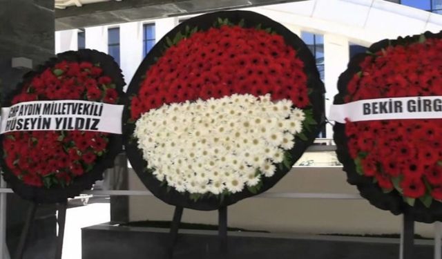 Özgür Özel'in ismi çelenkten kaldırıldı