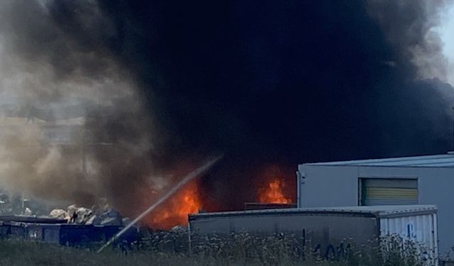 Bursa'da korkutan yangın