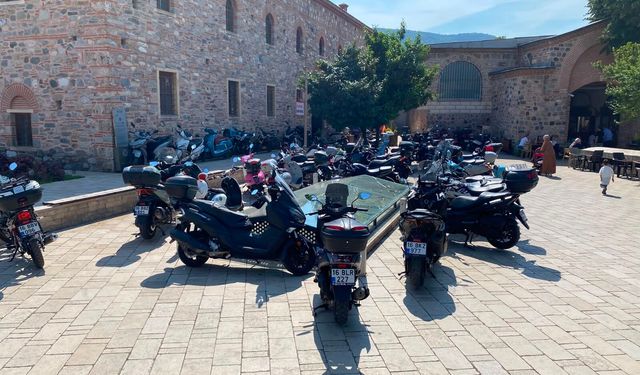 Bursa’da Tarihi Timülüs Motosiklet Otoparkına Döndü
