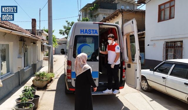 Bursa’da hastalara ücretsiz ulaşım desteği