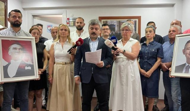 Altınordu İlçe Başkanı Halis Poyraz ve yönetimi CHP'den istifa etti