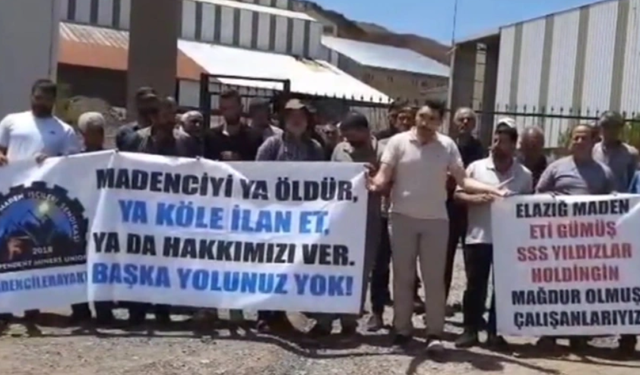 Alacaklarını alamayan maden işçileri Ankara’ya yürüyecek