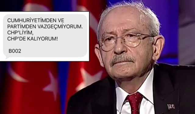 CHP'de üyelere gönderilen mesaj gündem oldu