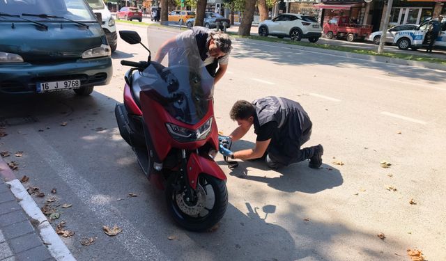 Bursa’da trafik uygulamasında şaşırtan plaka detayı