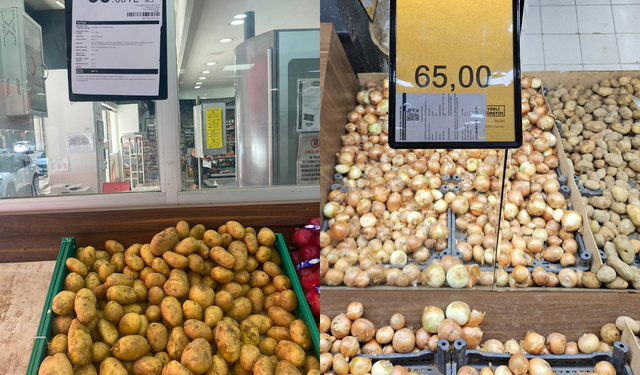 Sofranın vazgeçilmezleri cep yakıyor: Soğan 65 TL, patates 55 TL’yi gördü