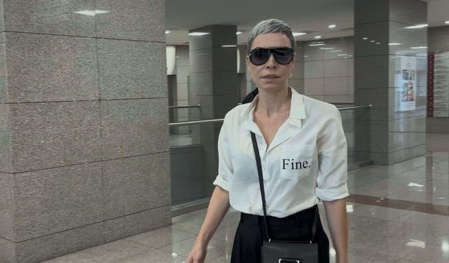 'Ahbaplar Suç Örgütü' soruşturmasında Öykü Serter adliyeye geldi