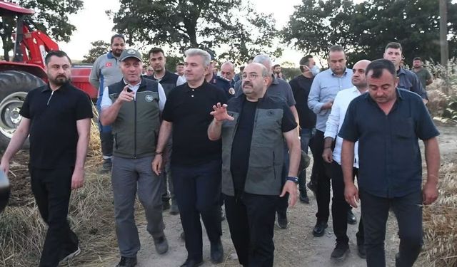 Balıkesir Valisi Ustaoğlu: '550 personelle yangınlara müdahalemiz devam ediyor'