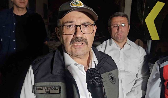 Balıkesir Valisi Ustaoğlu yangın bölgesinde: 'Yangınla mücadelemiz devam ediyor, can kaybımız yok'