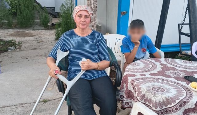 Başıboş köpeklerin kovaladığı anne-oğul düşerek yaralandı
