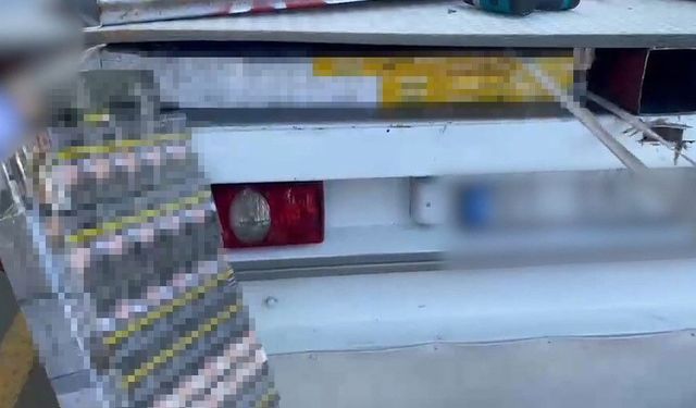 Batman'da 8 bin 450 paket kaçak sigara ele geçirildi