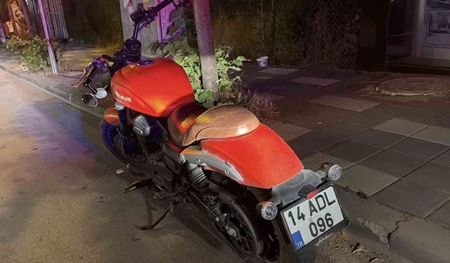 Bolu'da otomobille çarpışan motosikletli yaralandı