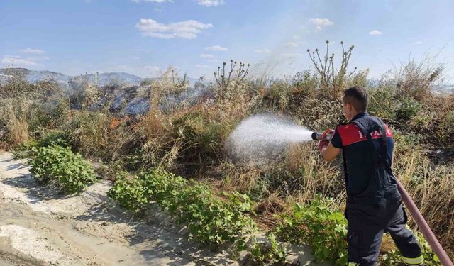 Burdur'da arazi yangınında 20 dekarlık alan kül oldu