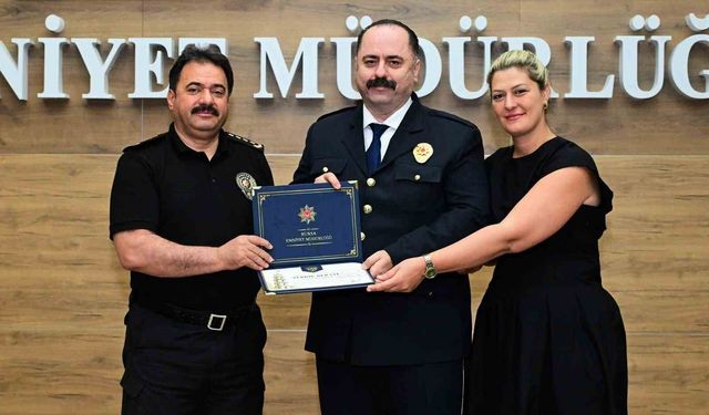 Bursa'da 105 emniyet personeli terfi etti