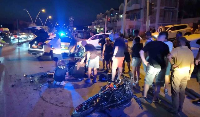 Datça'da trafik kazası: 1 yaralı