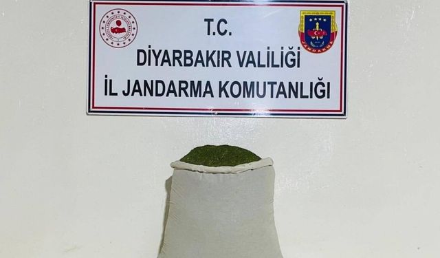 Diyarbakır'da 144 kilo esrar ele geçirildi