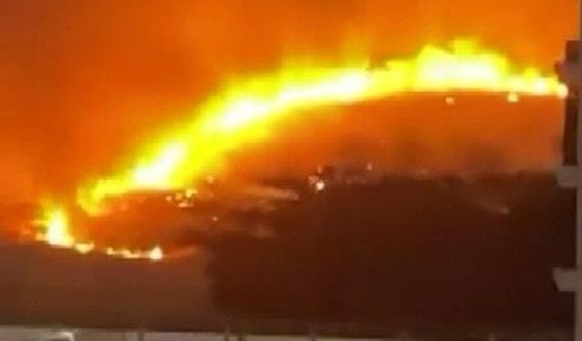 Diyarbakır'da alevler geceyi gündüze çevirdi