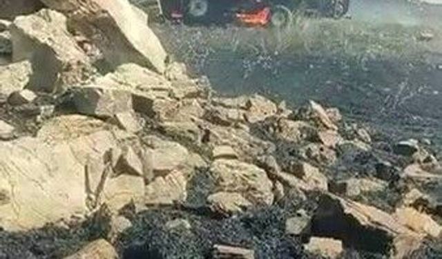 Diyarbakır'da biçerdöver alevlere teslim oldu