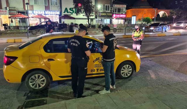 Edirne polisinden şok uygulama