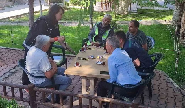 Erzincan'da uyuşturucuyla mücadelede bilgilendirme çalışmaları sürüyor