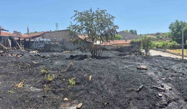 Eskişehir'de otluk alanda çıkan yangın mahalleliyi korkuttu