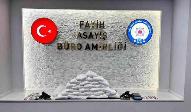 Fatih'te uyuşturucu operasyonu: 31 kilogram kokain ele geçirildi, 1 gözaltı