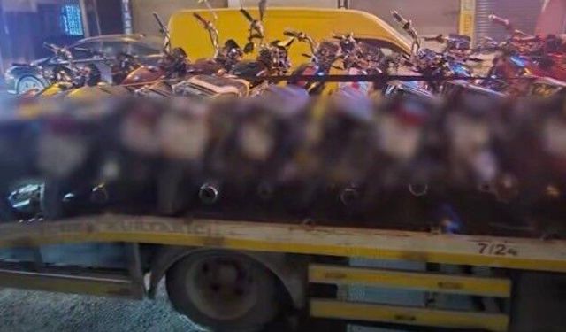 Gaziantep'te 168 motosiklet sürücüsüne 3 milyon TL ceza