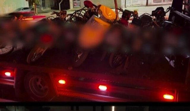 Gaziantep'te 876 motosiklet sürücüsüne 11 milyon TL ceza